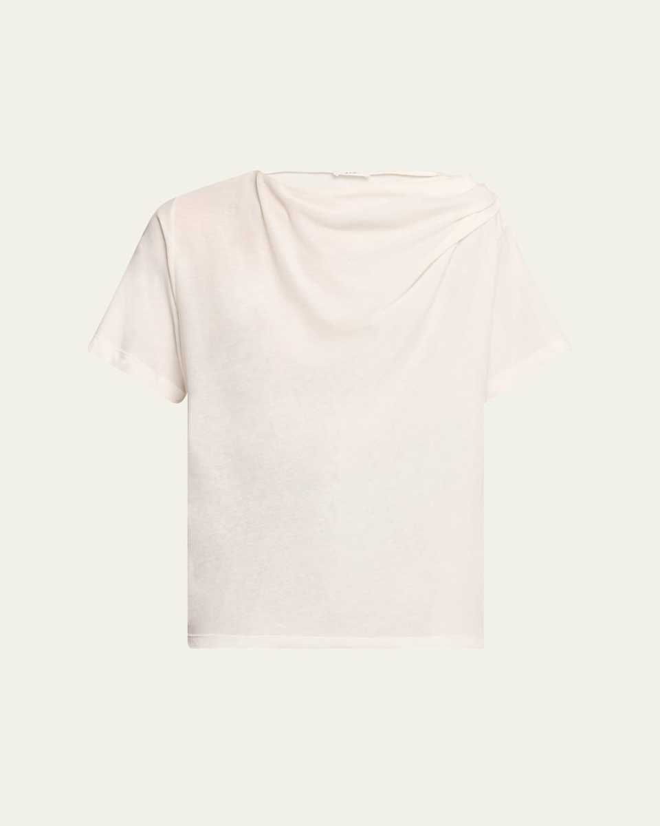Lee Draped Short-Sleeve T